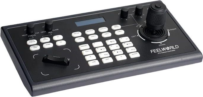 FEELWORLD KBC10 PTZ Camera Controller with Joystick and Keyb
