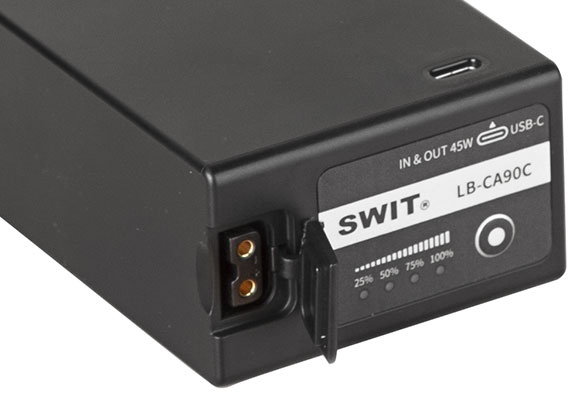 SWIT LB-CA90C 90Wh BP-A-type DV battery with USB-C and D-tap