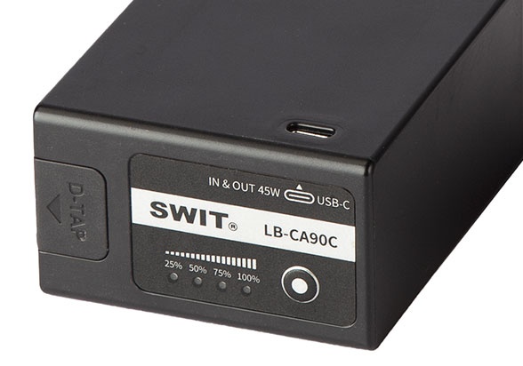 SWIT LB-CA90C 90Wh BP-A-type DV battery with USB-C and D-tap