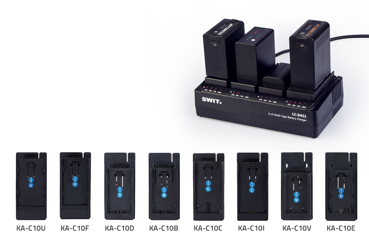 Swit LC-D421 Simultaani multi-DV Nelilaturi runko