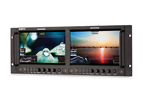 Swit 9 tuuman LCD Rack-mount monitori