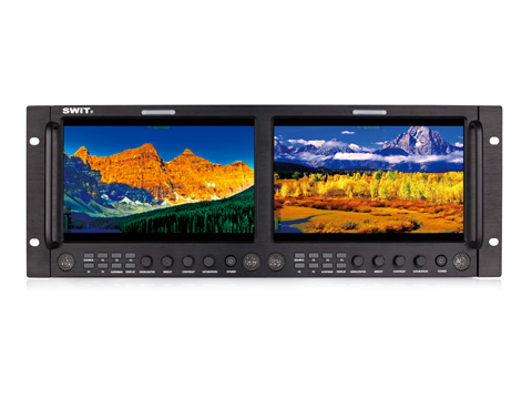Swit 9 tuuman LCD Rack-mount monitori