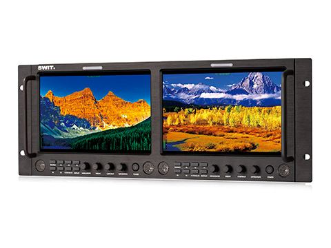 Swit 9 tuuman LCD Rack-mount monitori