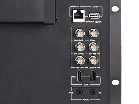 Swit 9 tuuman LCD Rack-mount monitori