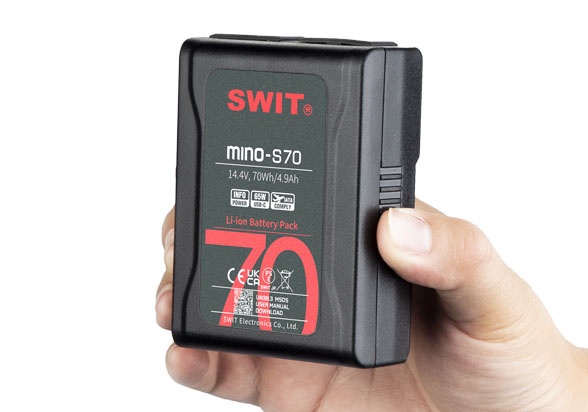 SWIT Mino-S70 USB-C, tiny sizewith 70Wh pocket mini battery,
