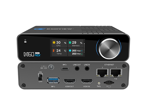 Kiloview 4Kp60 HDMI/USB to NDIEncoder/Decoder