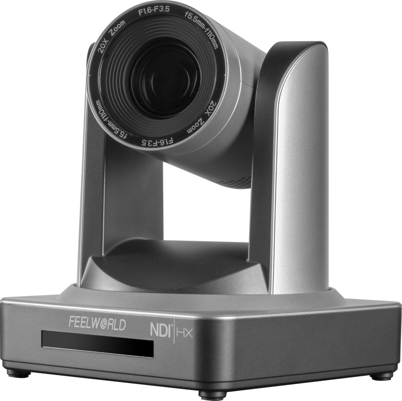 Feelworld NDI20X NDI PoE PTZ Camera with 20x Optical Zoom