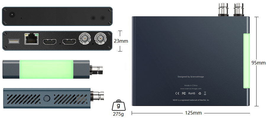 Science Image NDI HD Mini Full NDI Bidirectional EncDec