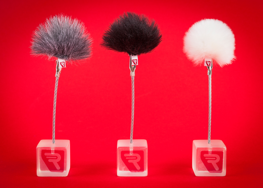 Rycote Black Lavalier Windjammer - pair, 