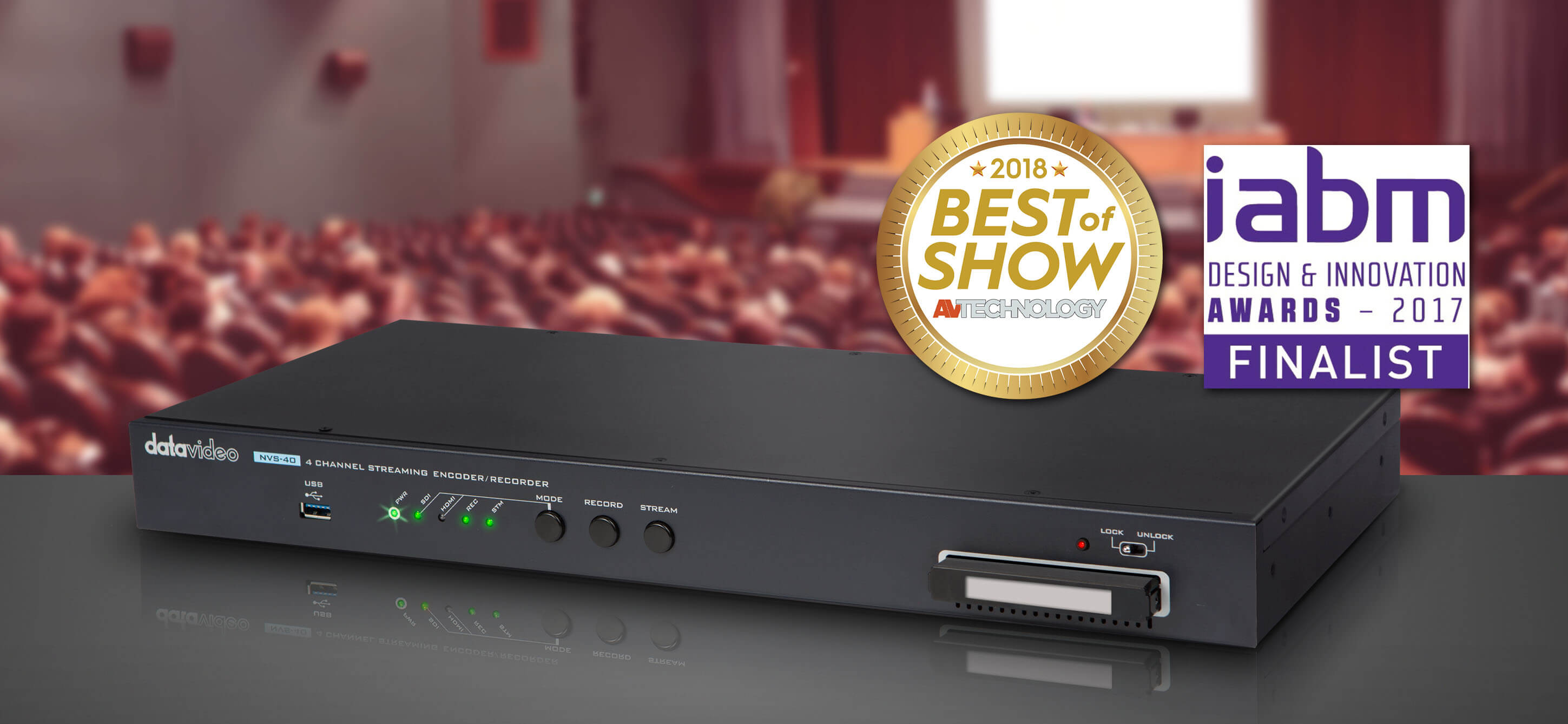 Datavideo NVS-40 4-ch Video streameri