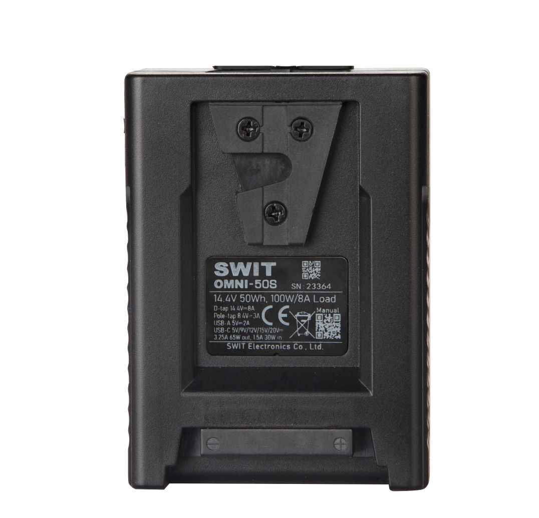 Swit OMNI-50S 50Wh (100W-high load) V-Mount battery