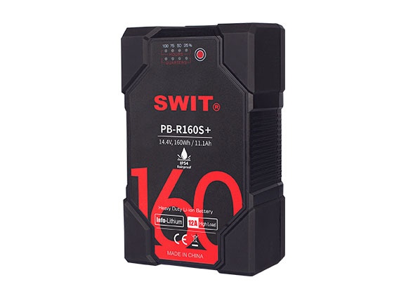 Swit PB-R160S+ 160W V-mount IP54 HD akku