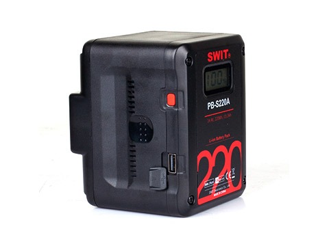 Swit Li-ion, Gold-mount, 4x D-tap 220W USB