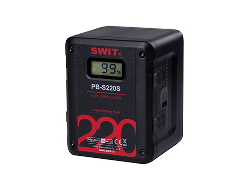 Swit Li-ion, V-mount, 4x D-tap 220W USB