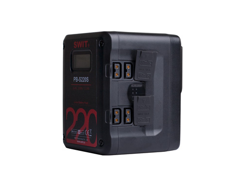 Swit Li-ion, V-mount, 4x D-tap 220W USB