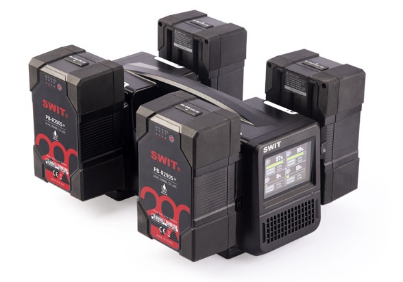 Swit PC-P460S 4ch V-mount simultaaani pikalaturi