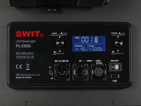 Swit Bi-color SMD 90W LED DMXvalopaneli