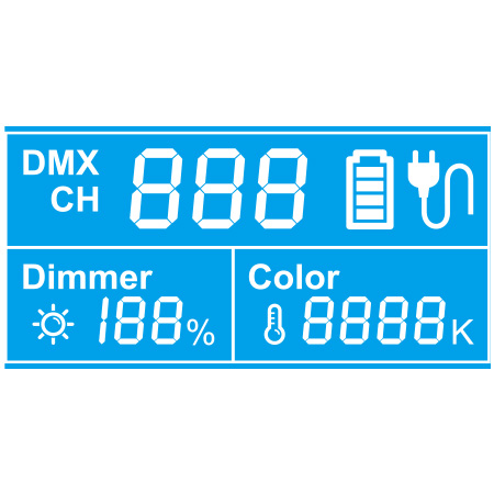 Swit Bi-color SMD 90W LED DMXvalosarja