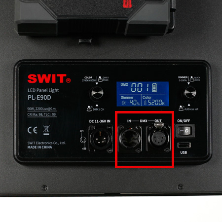 Swit Bi-color SMD 90W LED DMXvalosarja