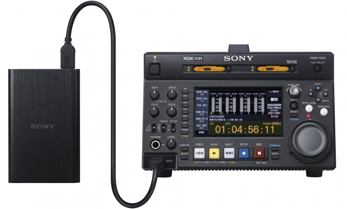 Sony PMW-1000 XDCAM EX dekki