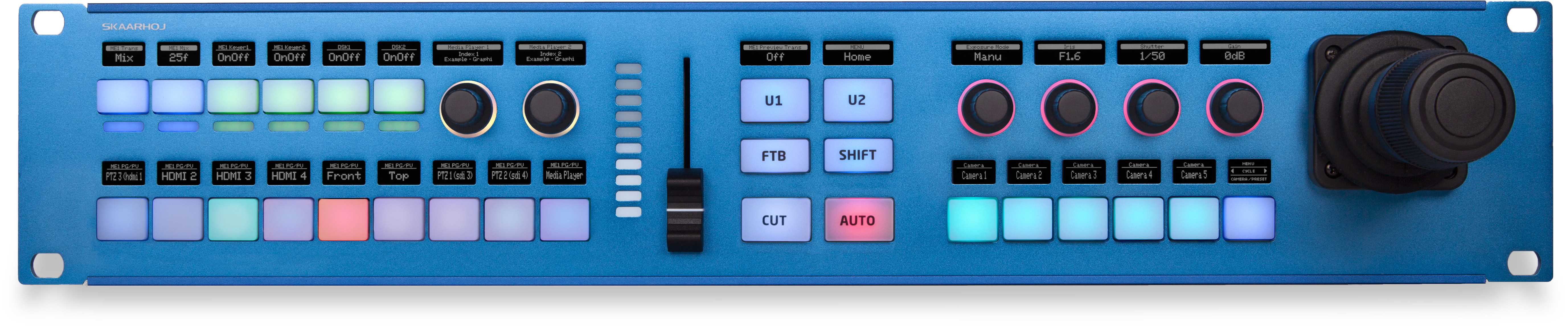 Skaarhoj Rack Fusion Live w/Hall Effect Joystick