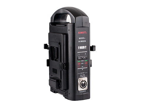 Swit 2 akun V-mount 3A Simultaani pikalaturi