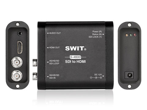 Swit S-4600 3G-SDI to HDMI muunnin