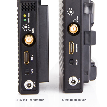 Swit S-4914 SDI, HDMI Videolinkki 700m DV, V-akku