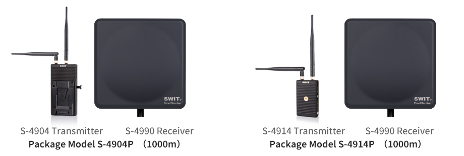 Swit S-4990 SDI, video vastaanotin 1000m V-akku