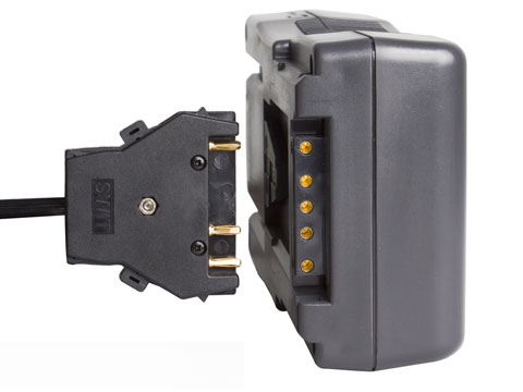 Swit V-Mount to 4-pin XLR kaapeli akkuun