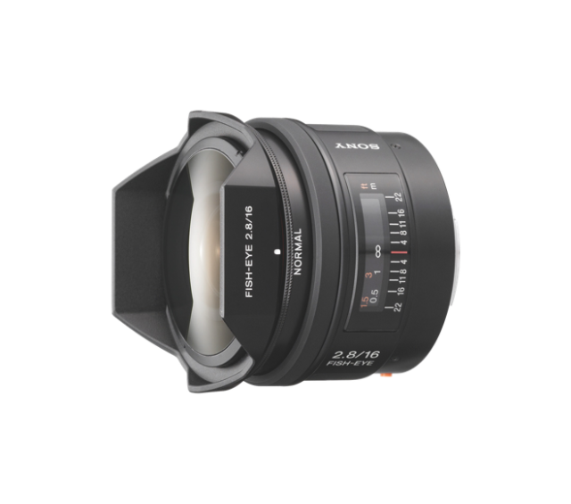 Sony SAL16F28 16 mm F2.8 kalansilmä objektiivi