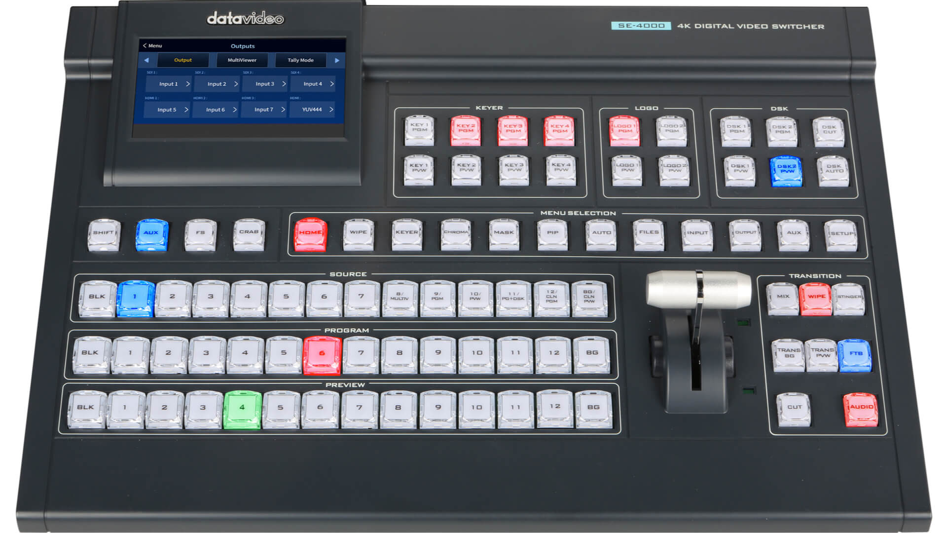 Datavideo SE-4000 4K 8-ch UHD Videomikseri