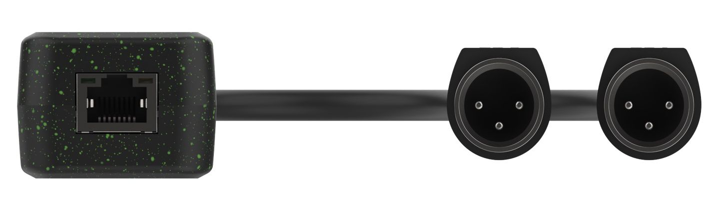 Turtle AV Dante Dual XLR Output Adapter