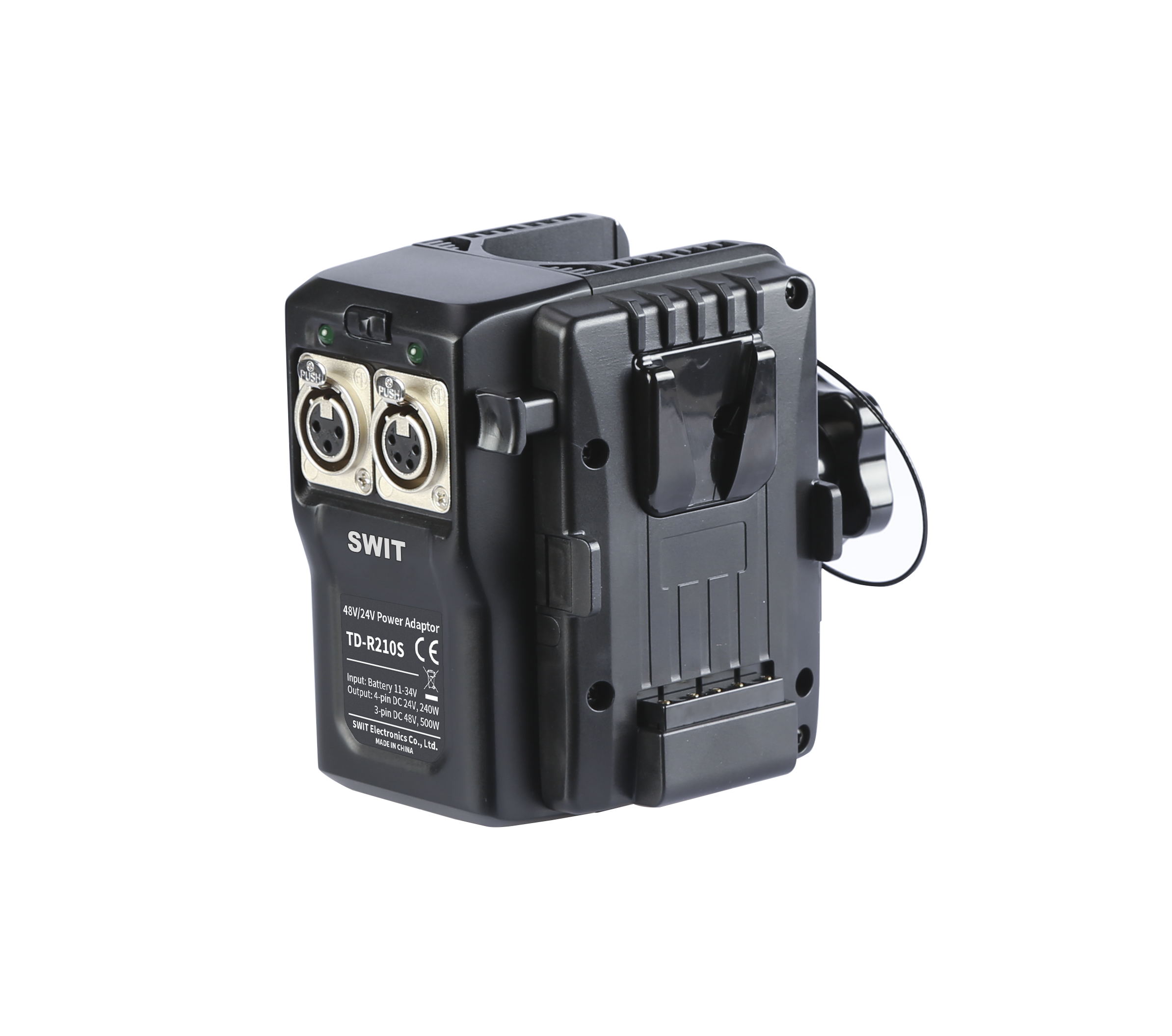 Swit Dual V-Mount akkukenkä valojalkaan