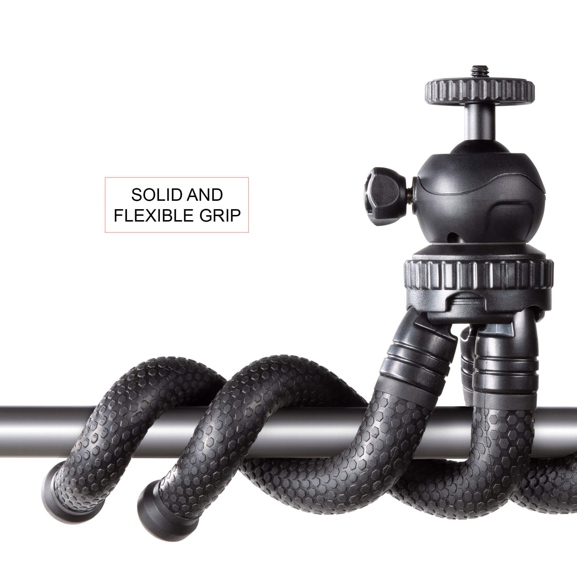 Shape TRIPOD WITH FLEXIBLE GRIP AND BALL HEAD WITH
