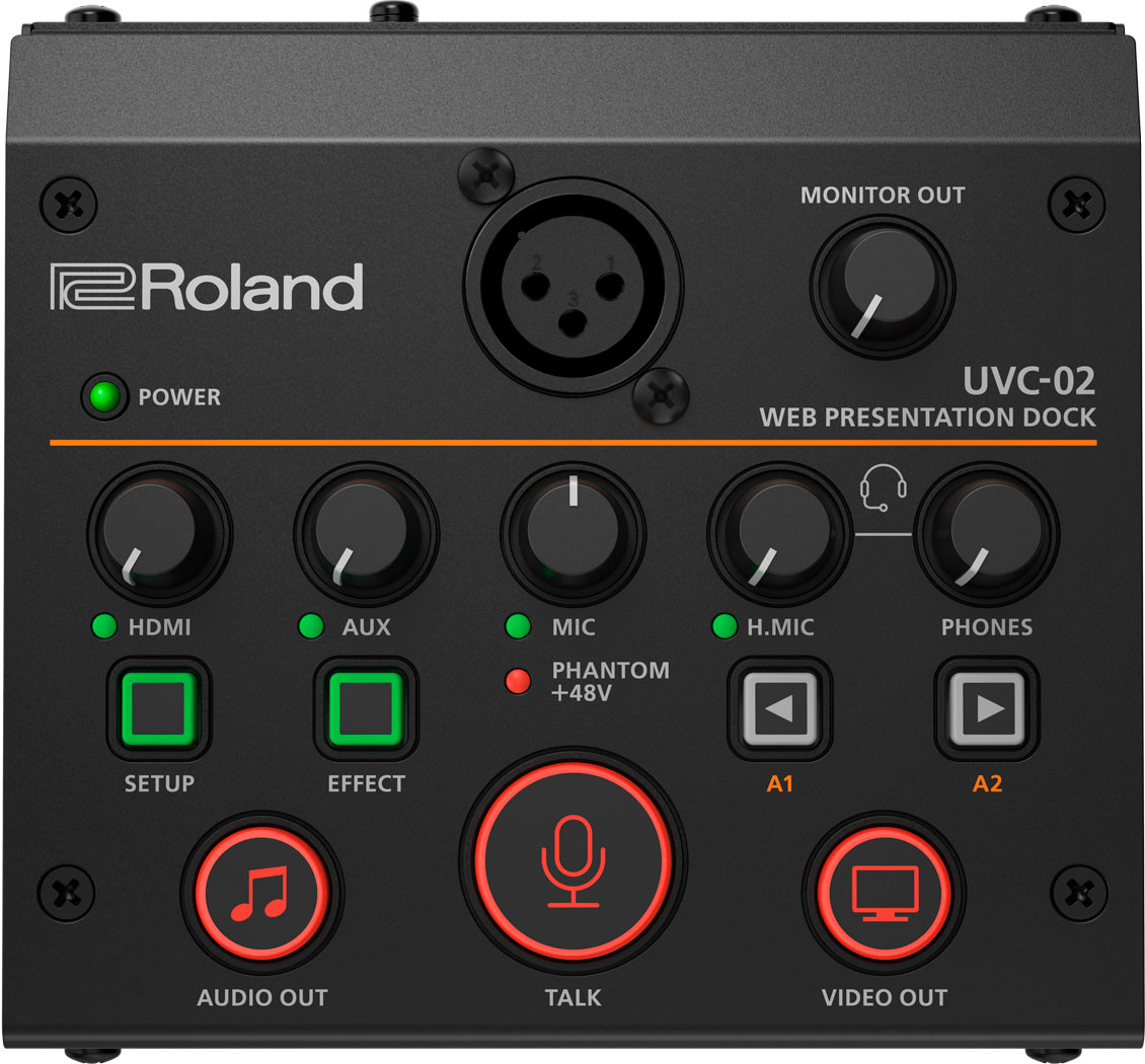 ROLAND UVC-02 USB VIDEOINTERFACE, WEB PRESENTATION DOCK