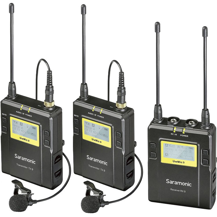 Saramonic Langaton UHF Dual solmiomikki setti, 