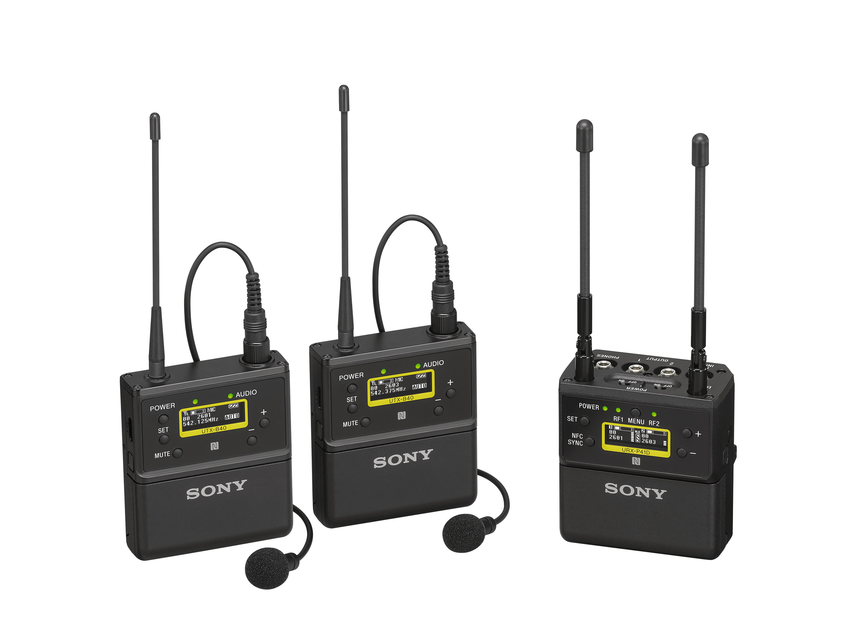 Sony UWP-D27/K21 Solmio set2-CH digi 470,025-542,000 MHz