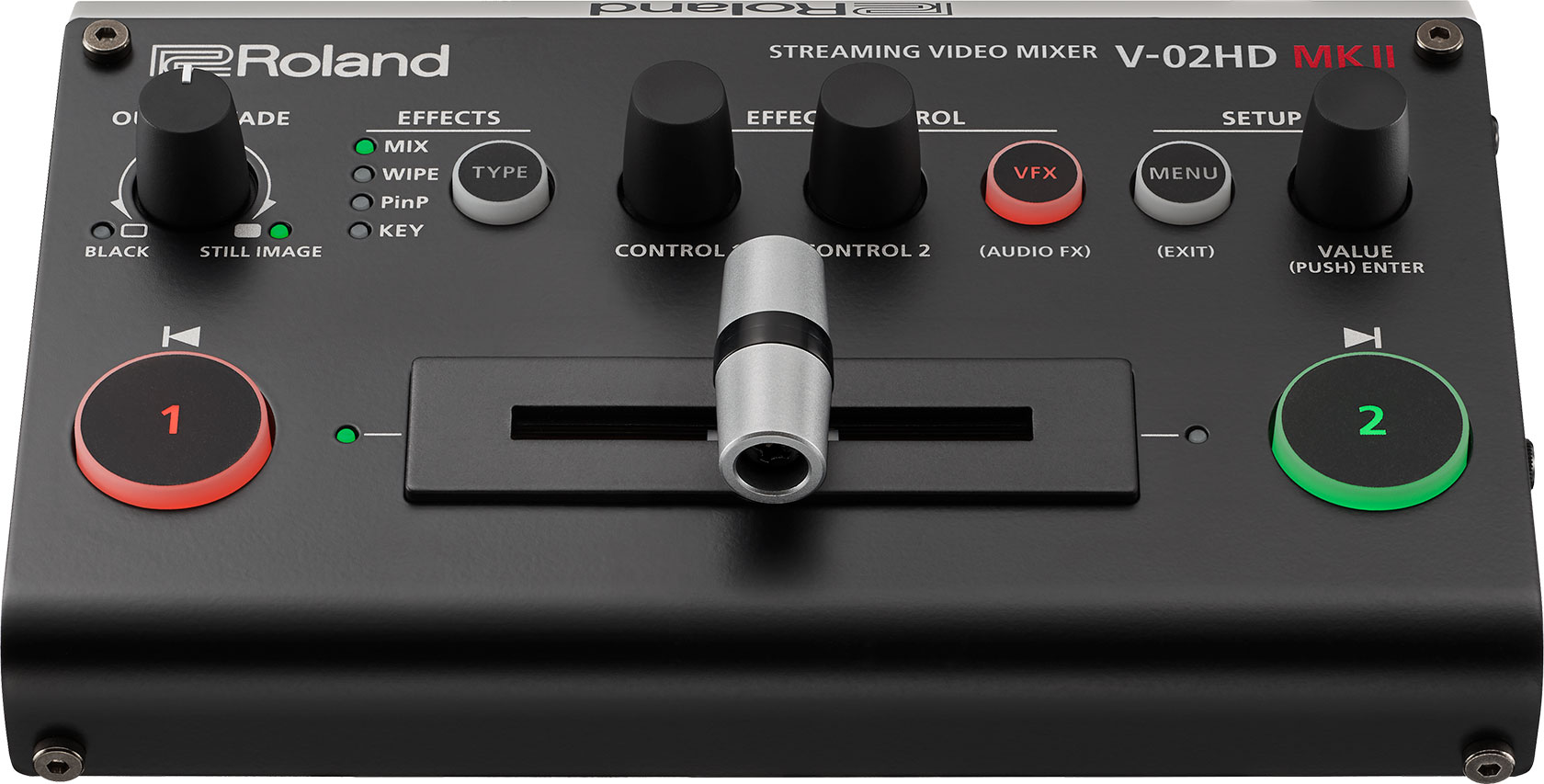 ROLAND V-02HD MK II MICRO VIDE SWITCHER WITH USBC STREAMING