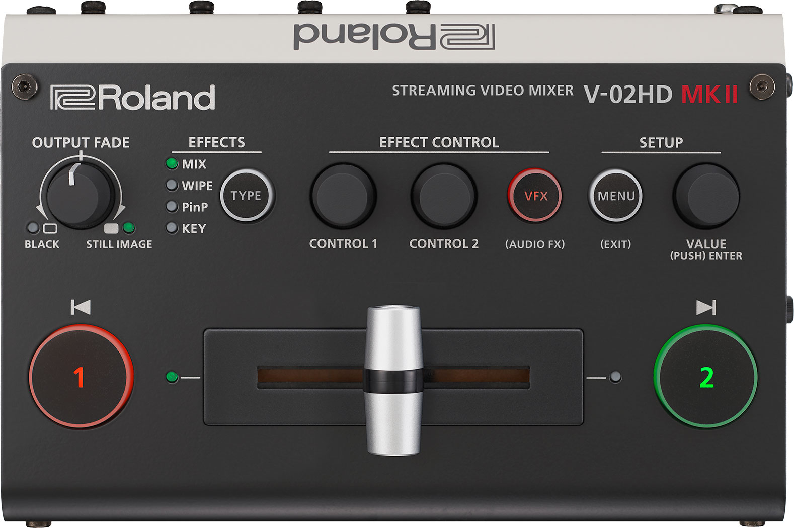 ROLAND V-02HD MK II MICRO VIDE SWITCHER WITH USBC STREAMING
