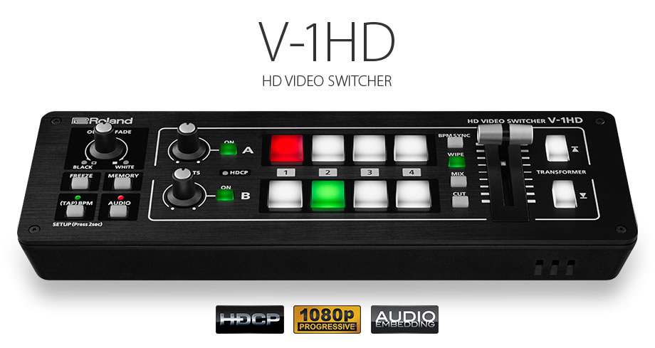 Roland V-1HD HDMI HD-Video mikseri