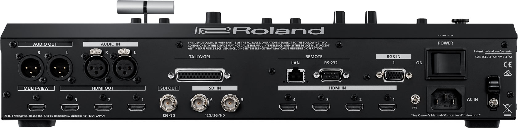 Roland V-600UHD 4K HDR Multi-Format Video Switcher