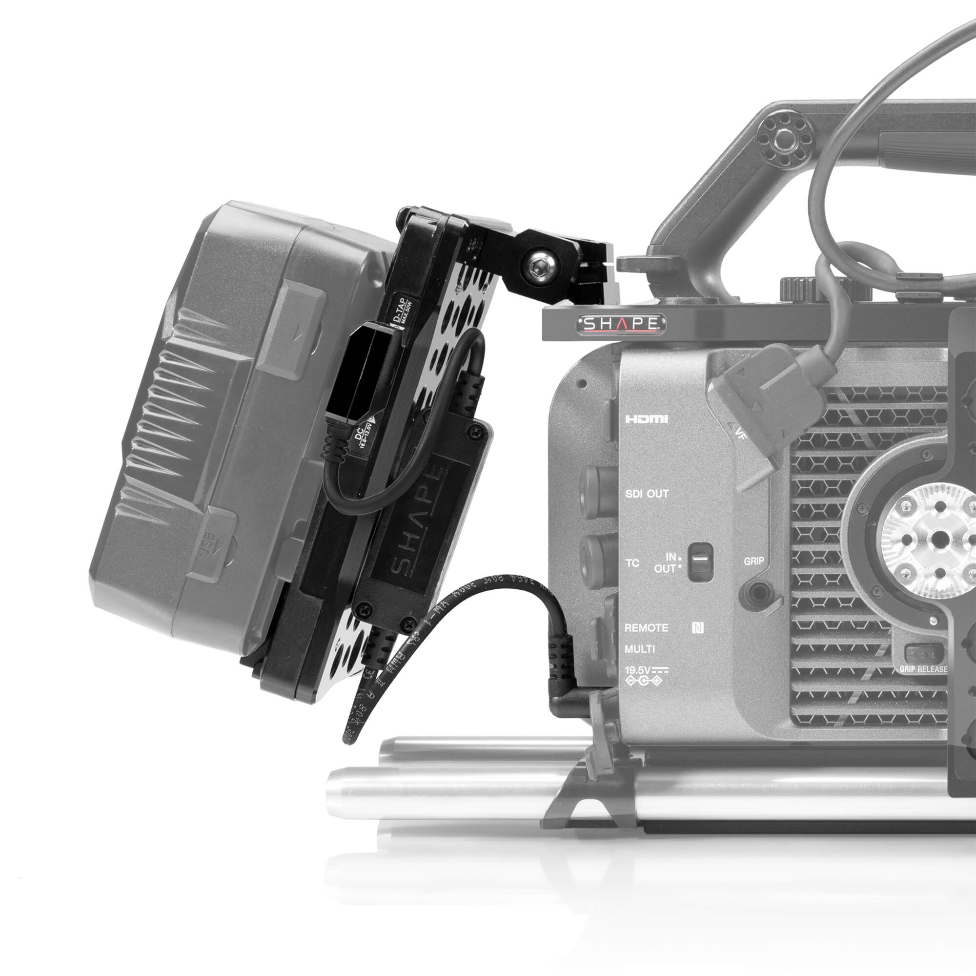 Shape Sony FX6 V-Mount pivoting battery plate