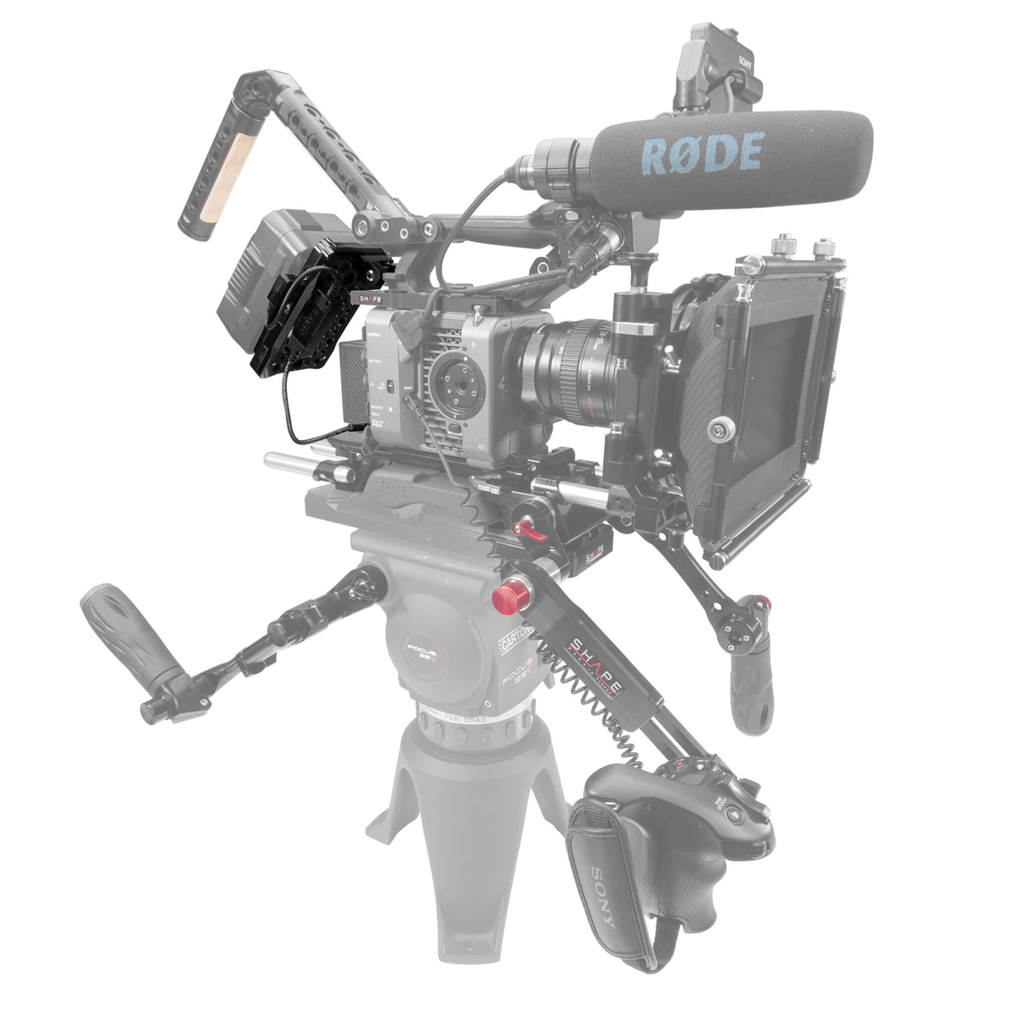 Shape Sony FX6 V-Mount pivoting battery plate