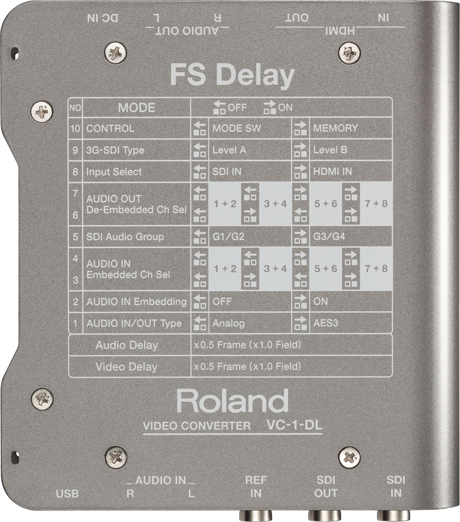 Roland VC-1-DL Video Converter - FS Delay