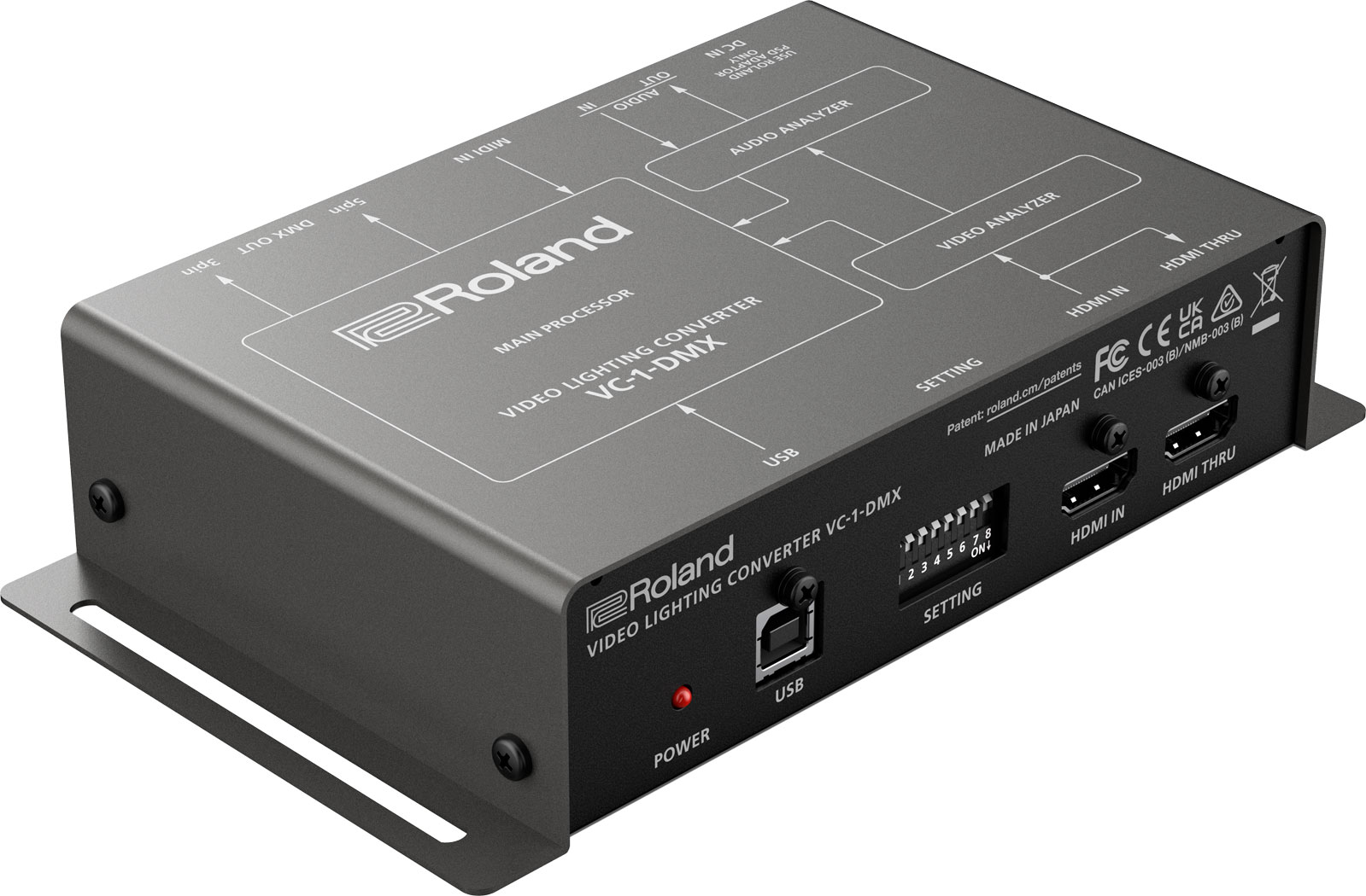 ROLAND VC-1-DMX AUTOMATICVIDEO LIGHTNING CONVERTER