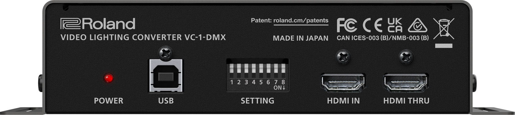 ROLAND VC-1-DMX AUTOMATICVIDEO LIGHTNING CONVERTER