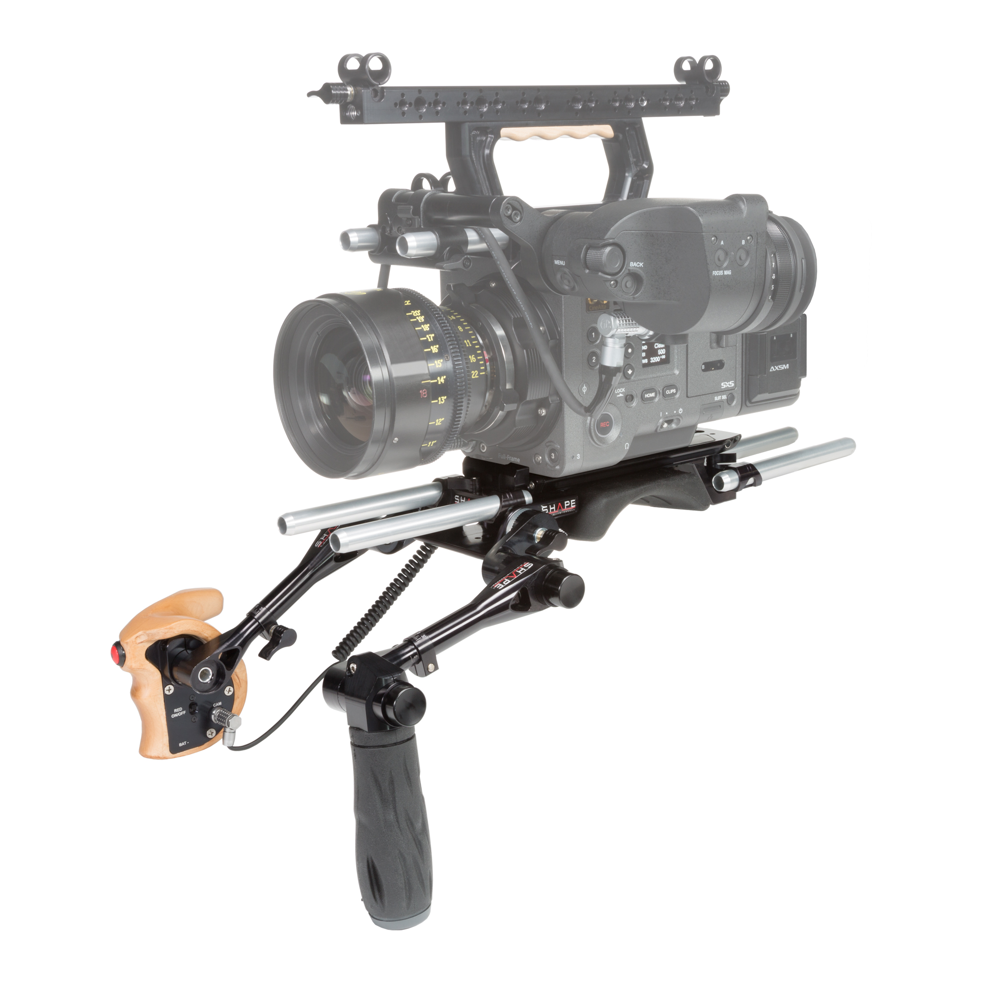 Shape SHOULDER BASEPLATE 15MMLW WITH REMOTE TRIGG