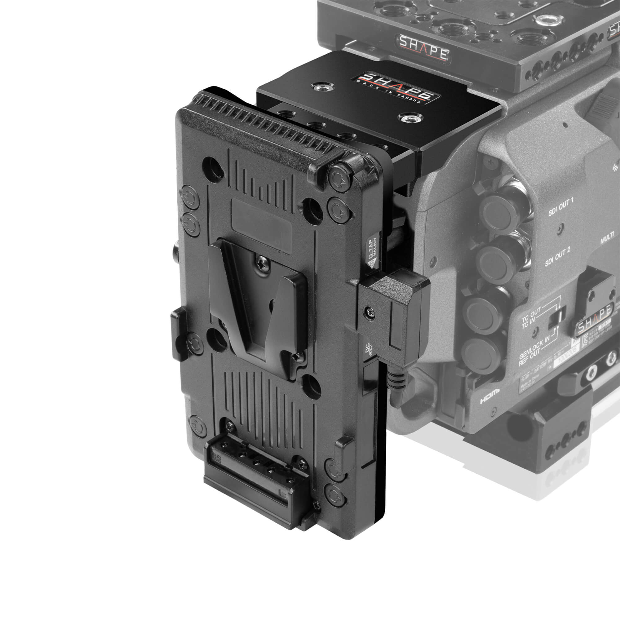 Shape V-Mount pivoting battery plate for PXW-FX9