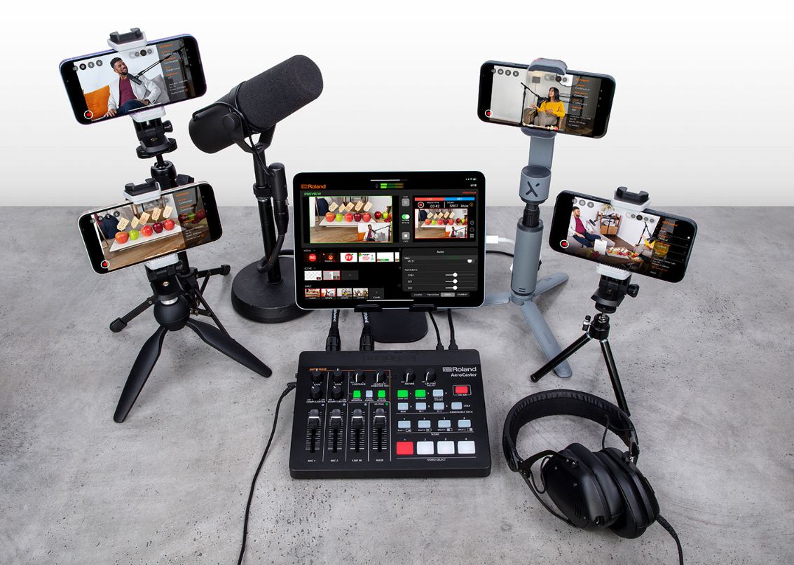 ROLAND VRC-01 AV MIXER,AEROCASTER HARDWARE CONTROL SU